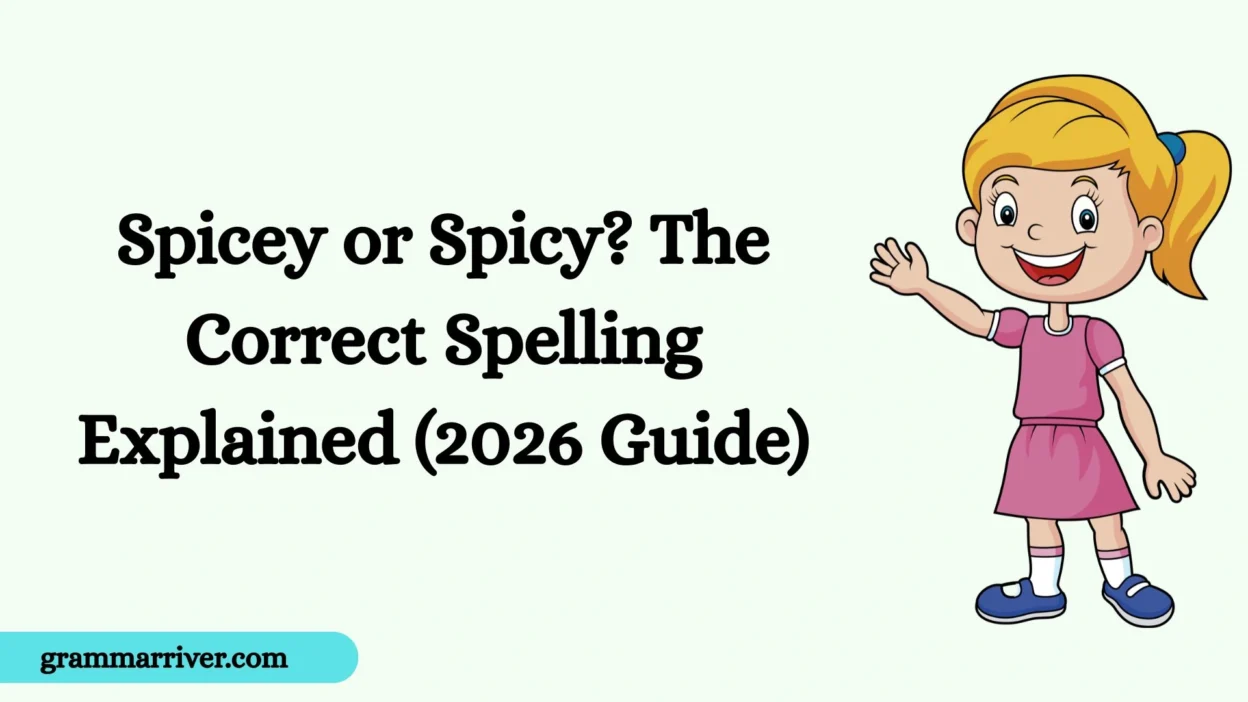Spicey or Spicy? The Correct Spelling Explained (2026 Guide)
