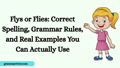 Flys or Flies: Correct Spelling, Grammar Rules, and Real Examples You Can Actually Use