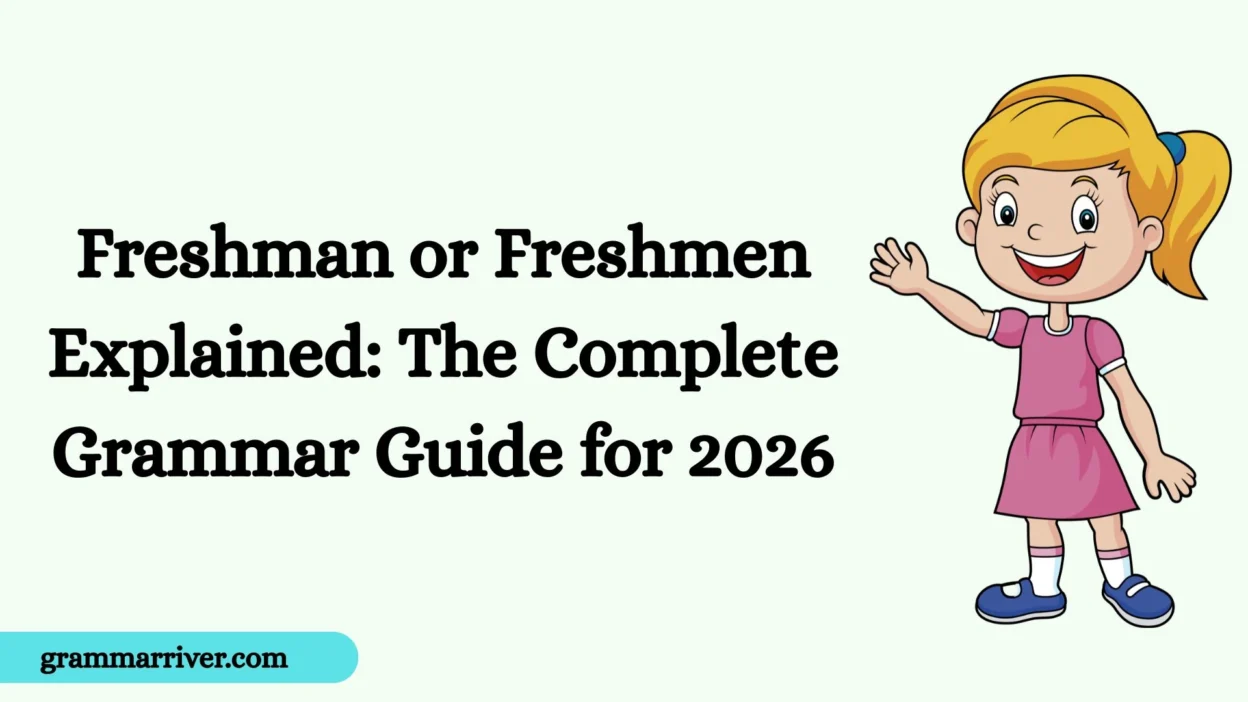 Freshman or Freshmen Explained: The Complete Grammar Guide for 2026