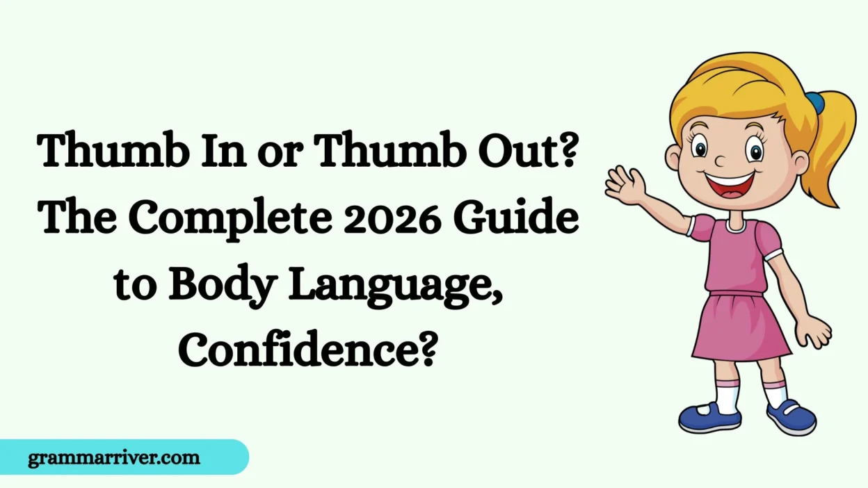 Thumb In or Thumb Out? The Complete 2026 Guide to Body Language, Confidence?