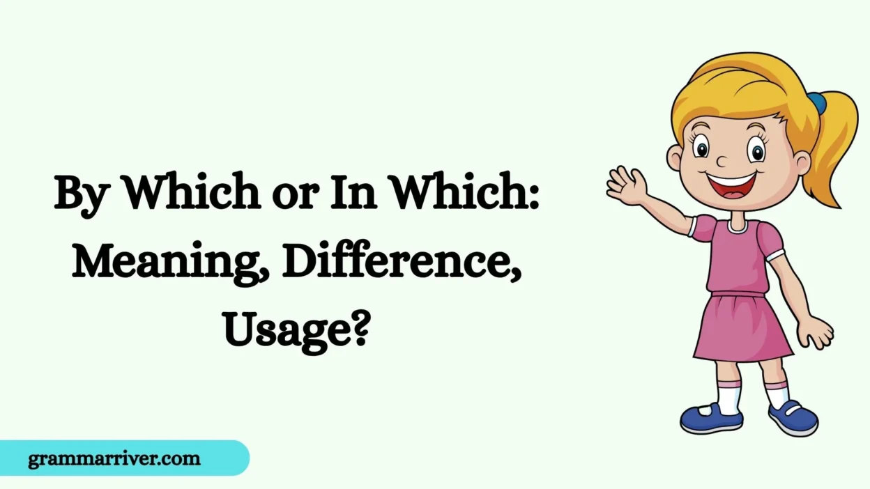 By Which or In Which: Meaning, Difference, Usage?