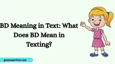 BD Meaning in Text