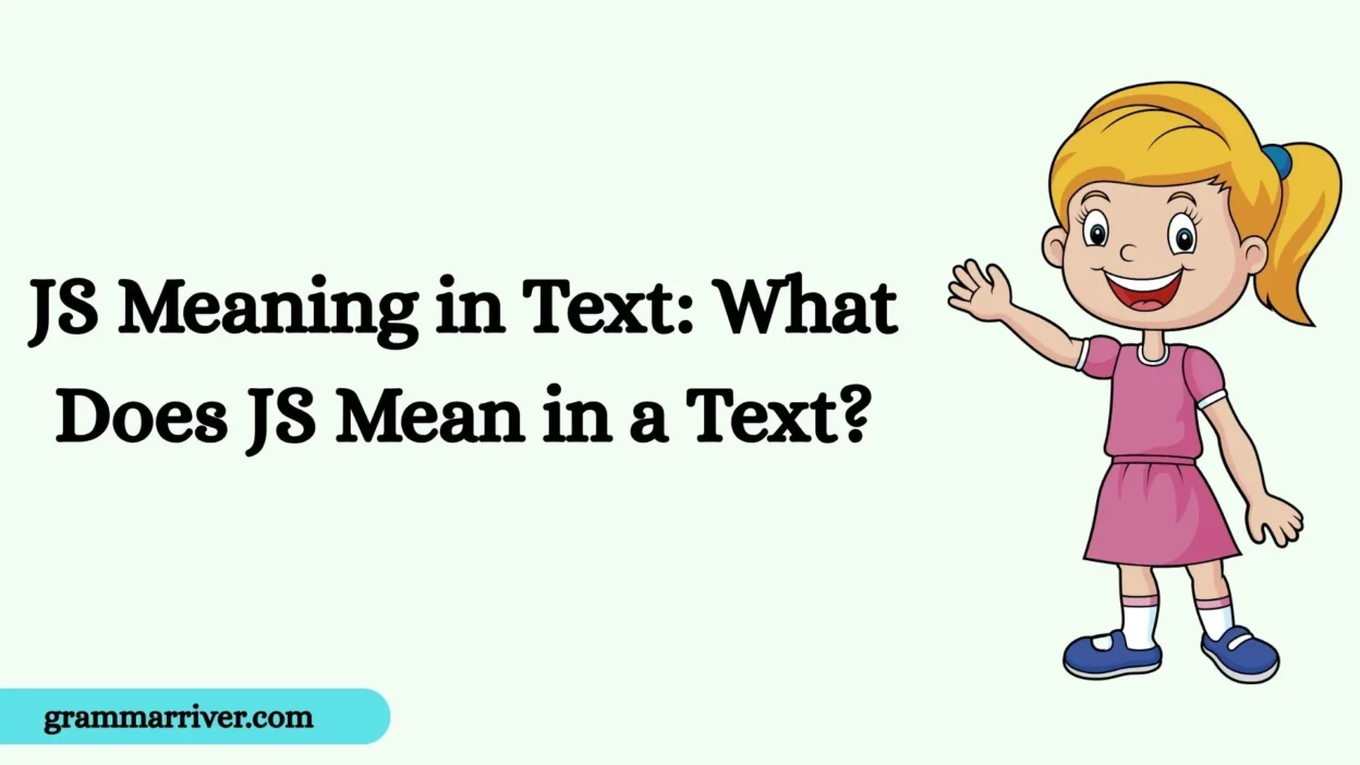 JS Meaning in Text